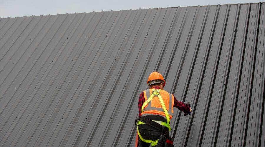 Professional metal roof installation services in Highland, KS